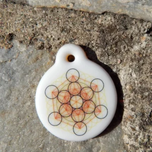 Cubo Metatrón vidrio blanco