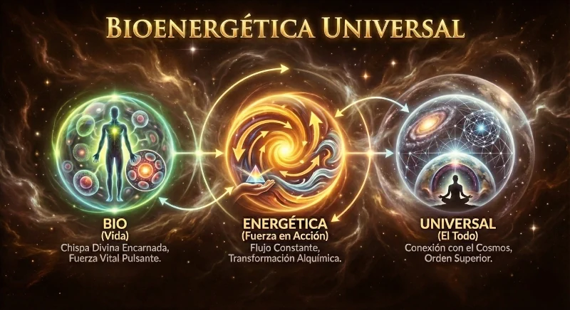 Etimología de Bioenergética Universal para el crecimiento personal y espiritual