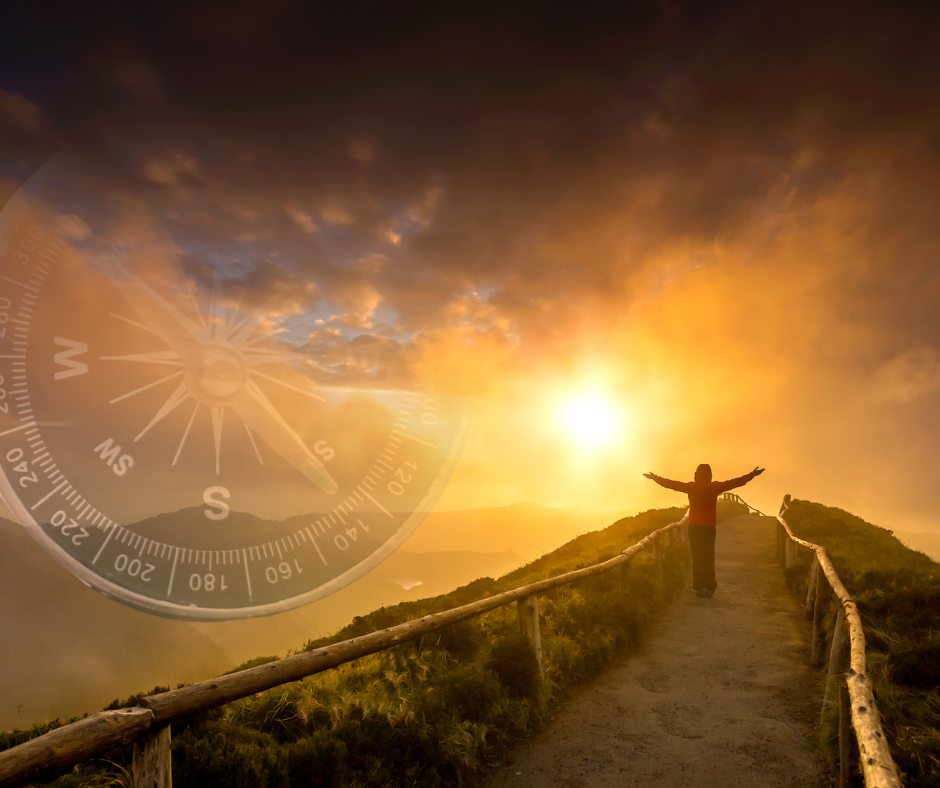 conexión con la brújula interna 