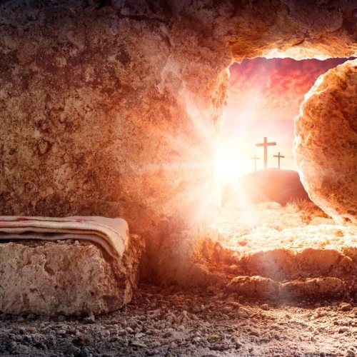 miniatura curso semana santa: alquimia y renacimiento, cueva de resurrección de Jesús